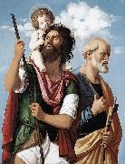 CIMA da Conegliano, St Christopher with the Infant Christ and St Peter